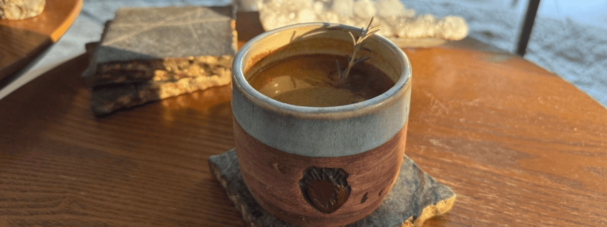 Ayurvedic fall tonic with orange, ginger, rosemary and warming spices