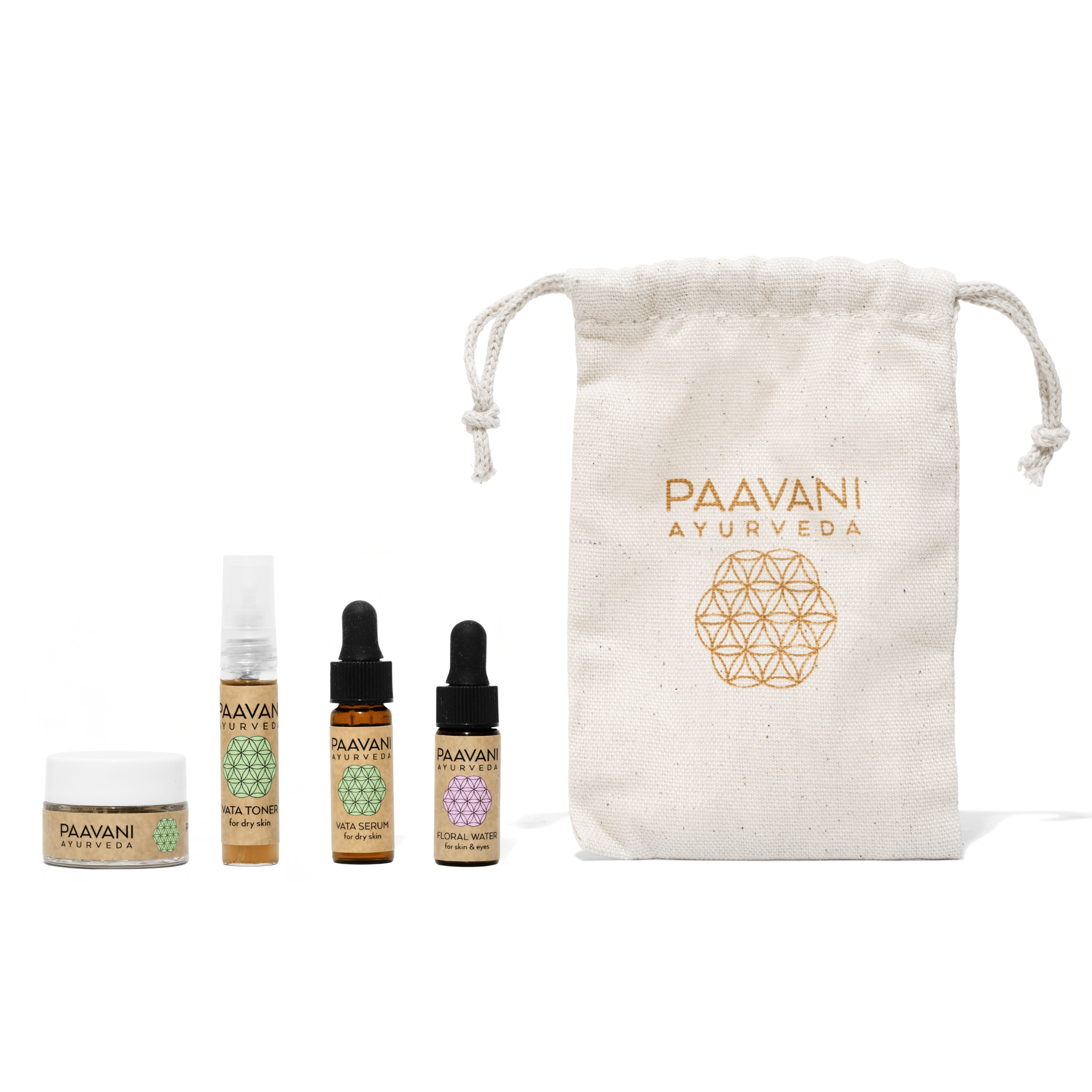 Sample Size Ayurvedic Skincare Kits | Mini Trial Sets for All Skin Types