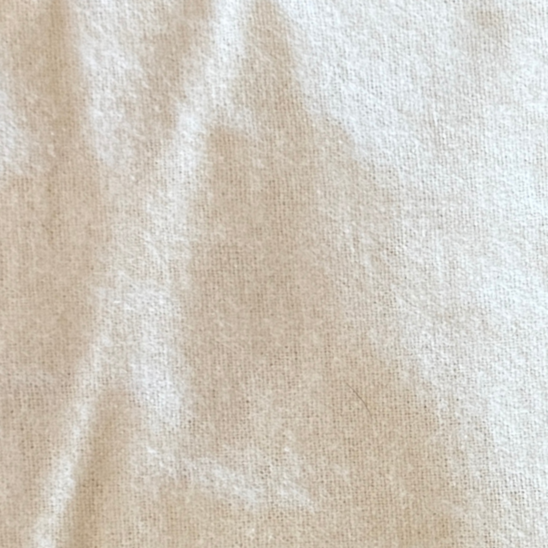 Close up of paavani organic cotton flannel