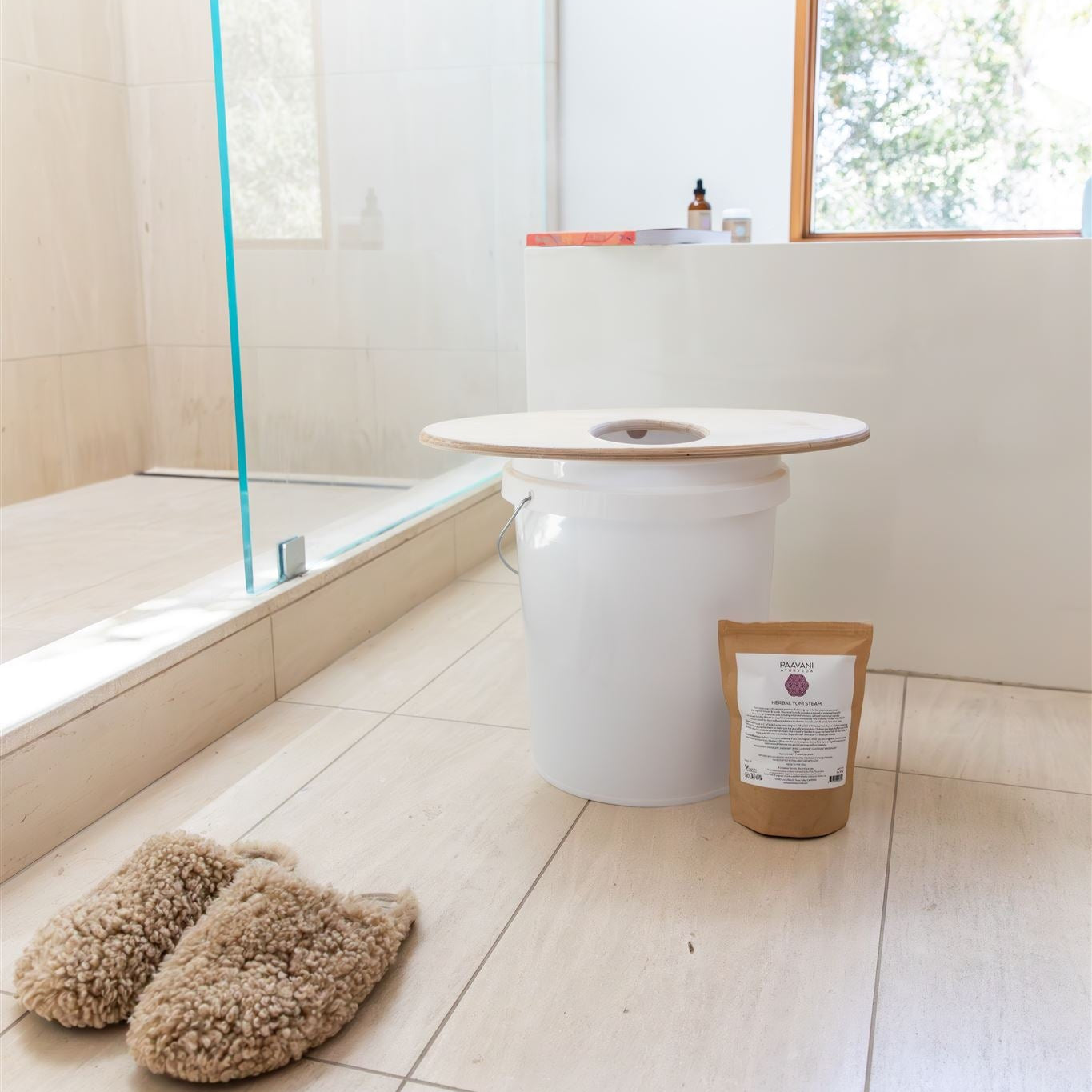 Yoni Steam Seat | Traditional, Compact & Earth-Aligned Steaming Support