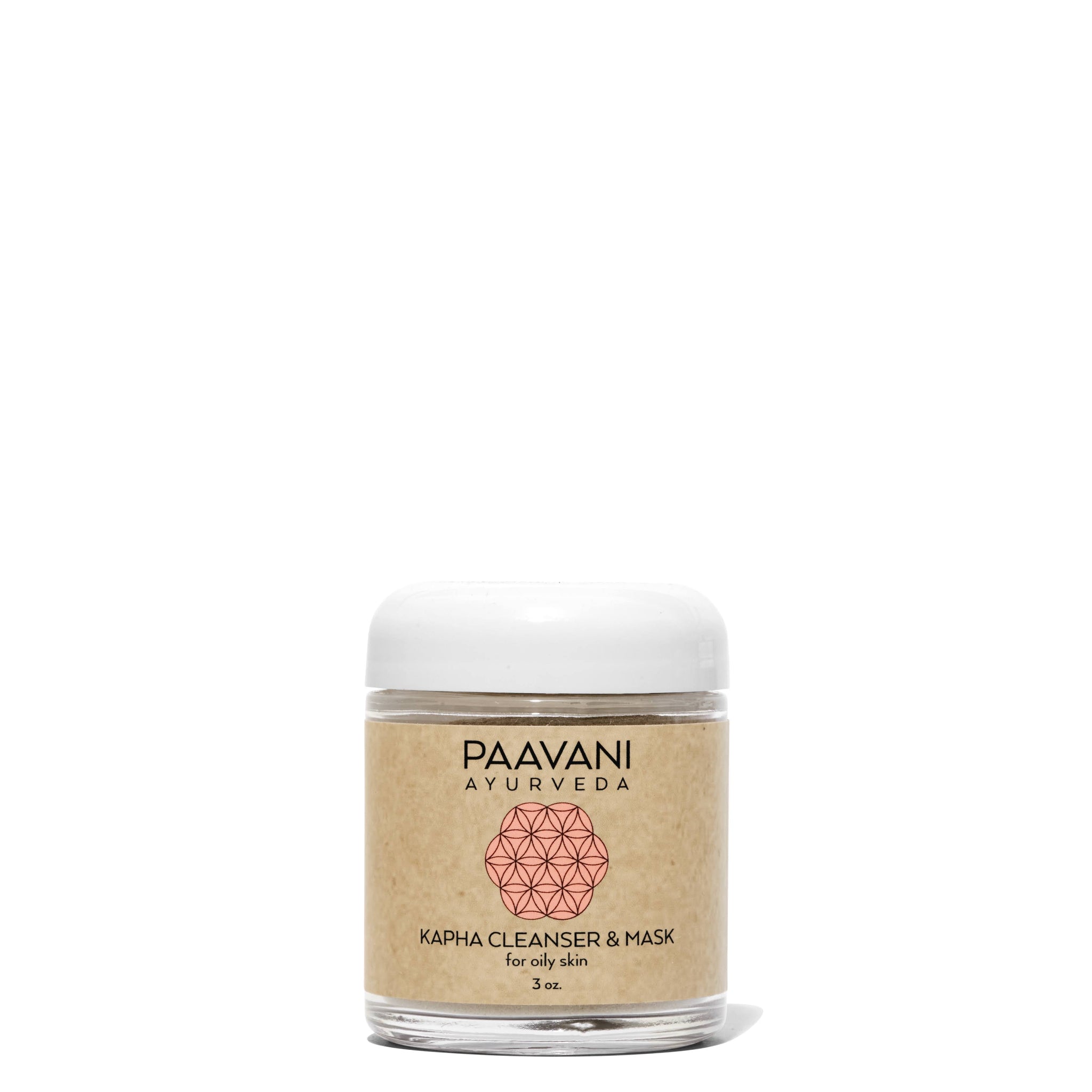 Paavani Ayurveda Kapha Cleanser & Mask jar on a white background