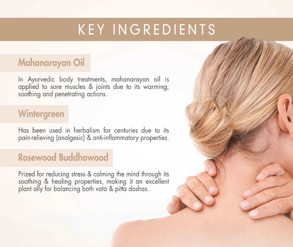 Tension Relief Oil | Ayurvedic Herbal Oil for Muscle, Joint & Stress Relief