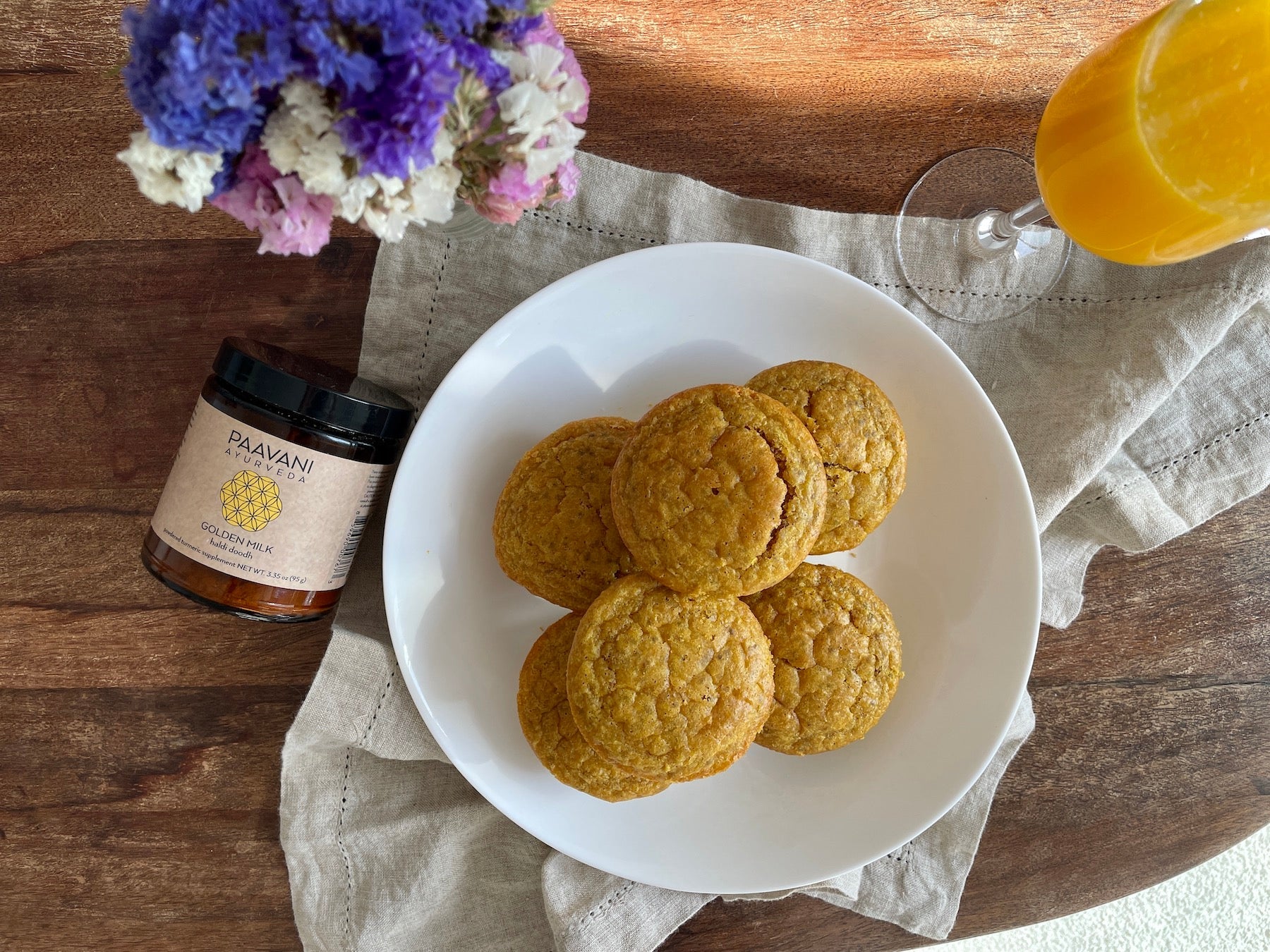 Lemon Chai & Chia Seed Muffins for Mom