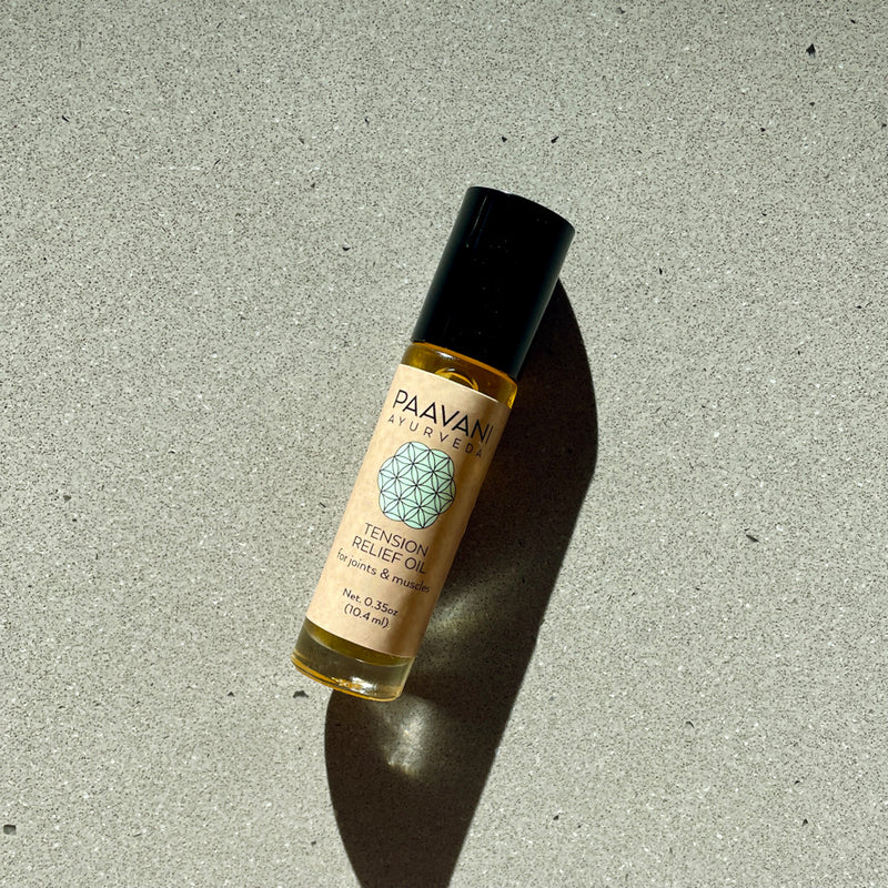 Tension Relief Oil | Ayurvedic Herbal Oil for Muscle, Joint & Stress Relief