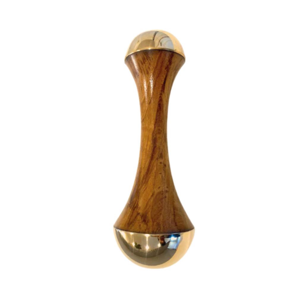 Paavani Dual-Dome Kansa Wand | Ayurvedic Tool for Detoxification