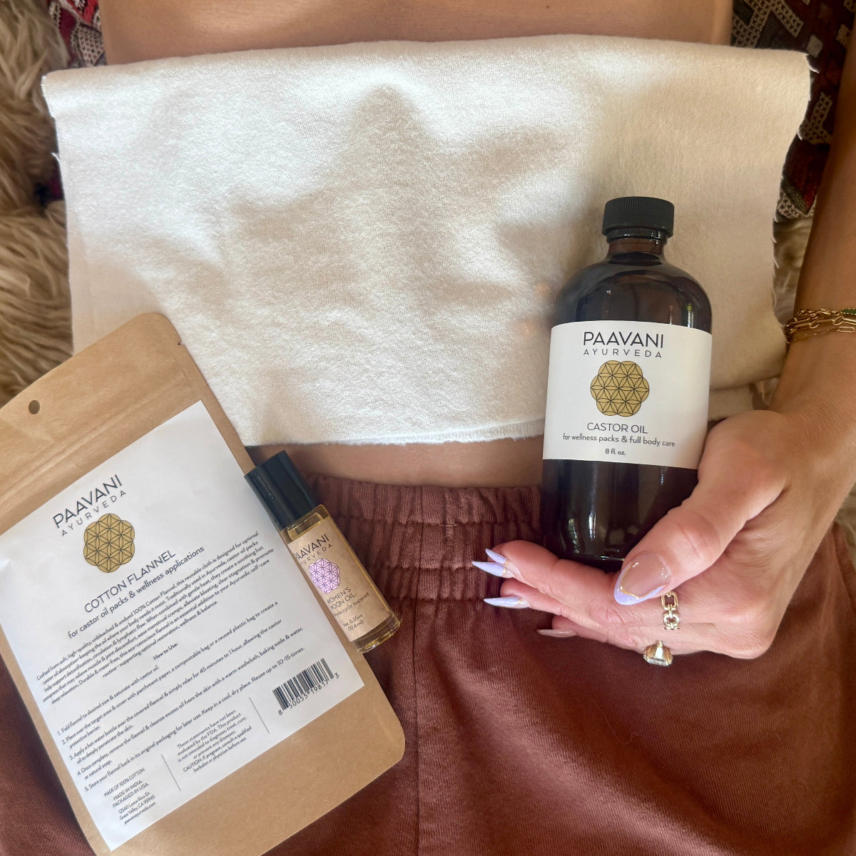 Moon Cycle Stack | Ayurvedic Ritual for for Cramp Relief & Menstrual Support