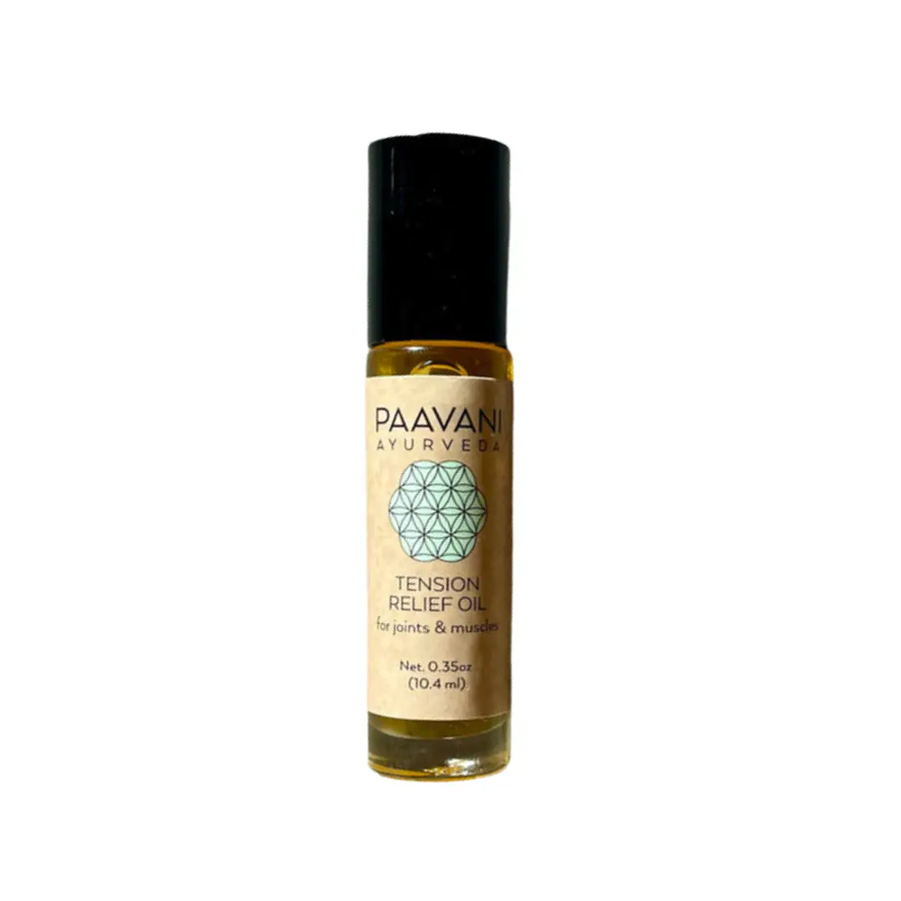 Tension Relief Oil | Ayurvedic Herbal Oil for Muscle, Joint & Stress Relief