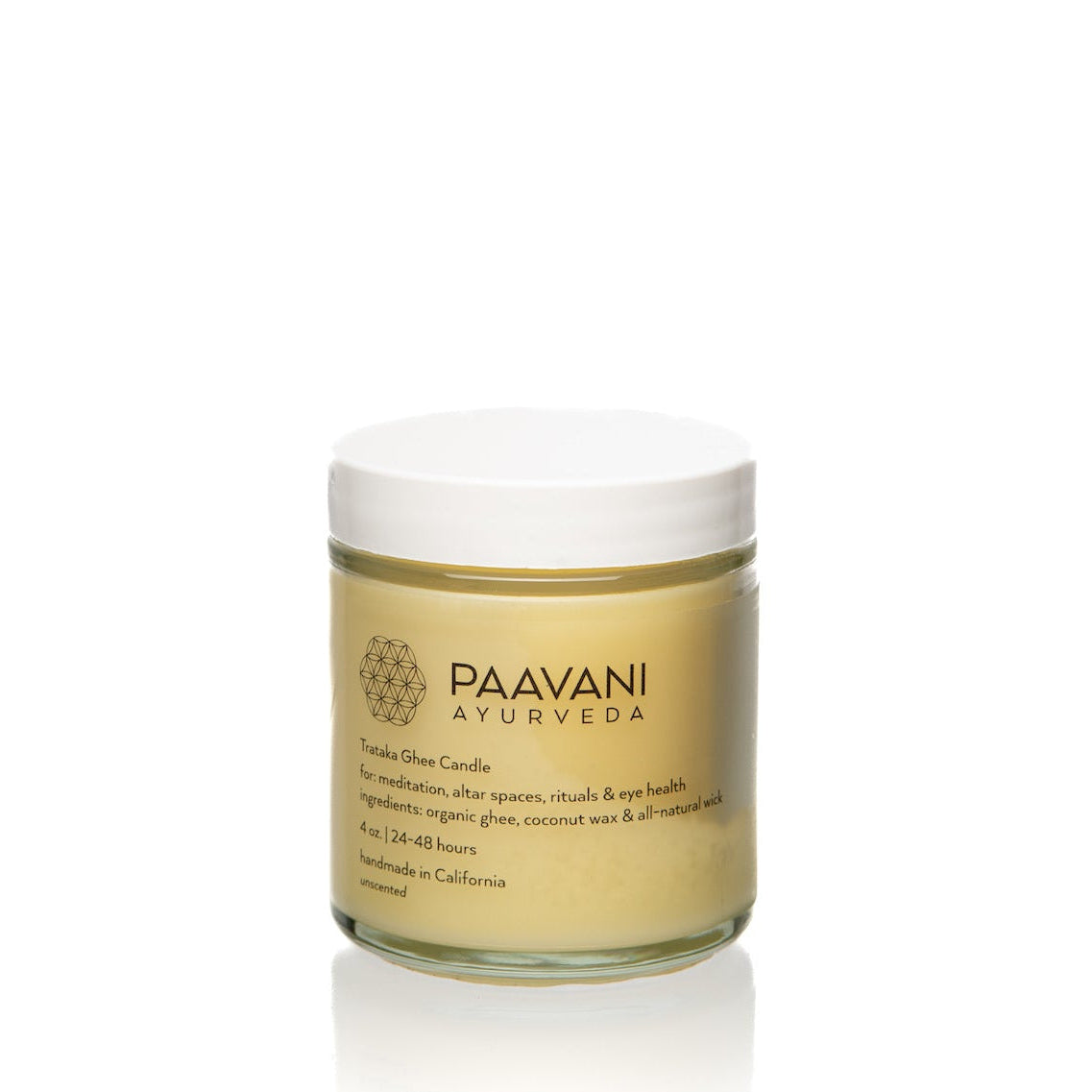 PAAVANI Ayurveda Trataka ghee candle