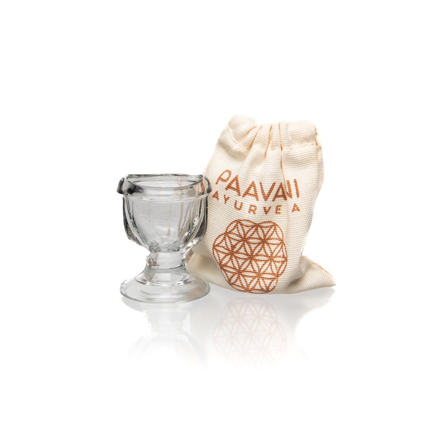 Glass Eye Wash Cup | Ayurvedic Eye Cleansing to Hydrate & Brighten Eyes