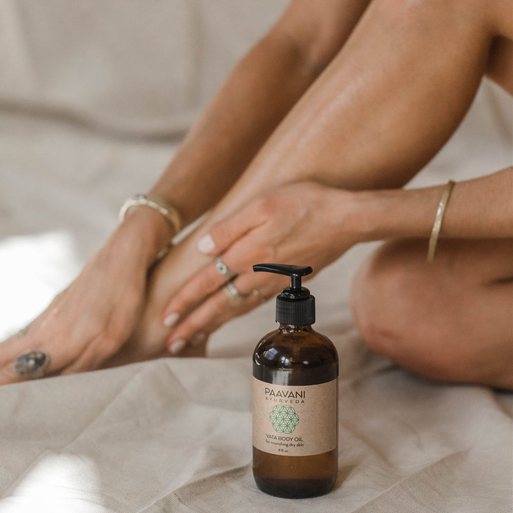 Paavani Vata Body Oil | Nourishing Ayurvedic Abhyanga Oil for Dry Skin