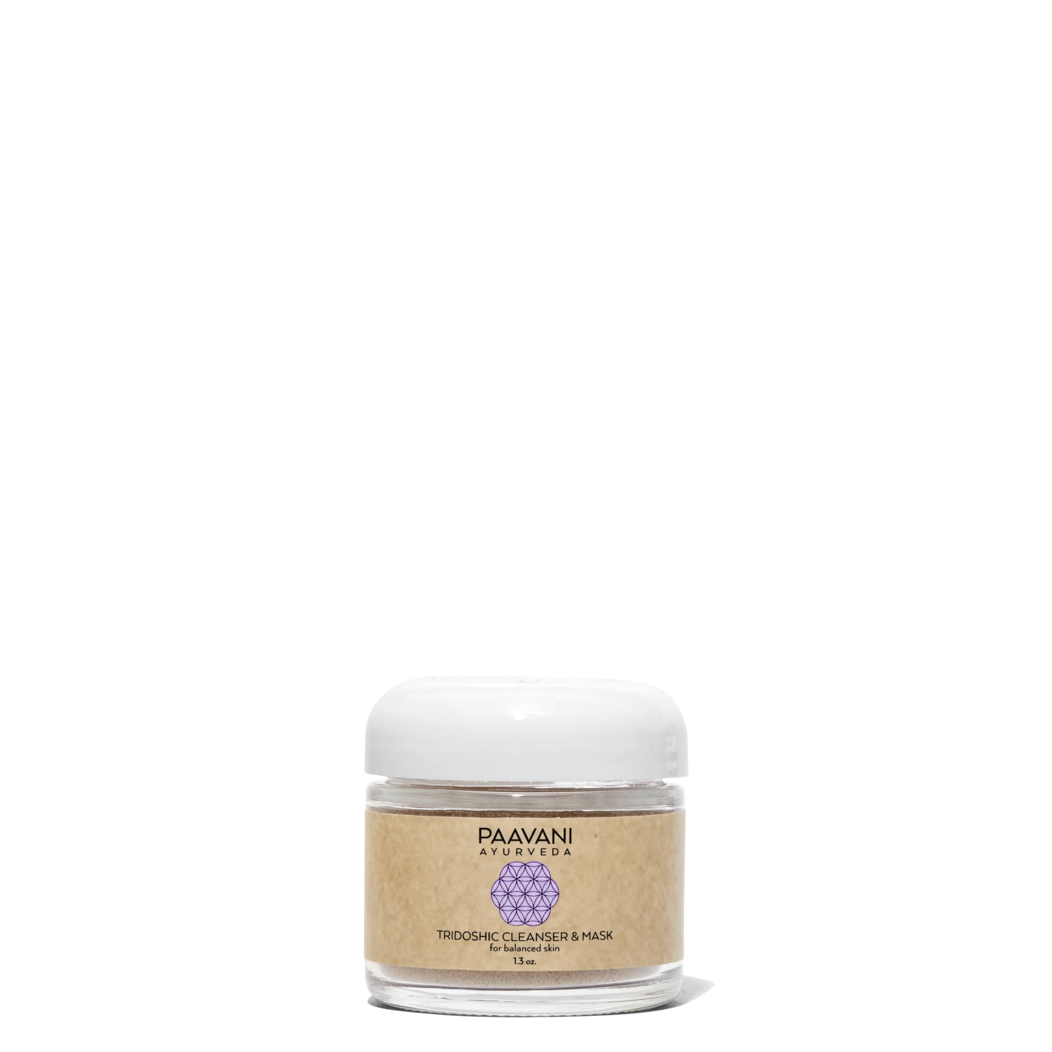 Jar of Paavani Ayurveda product on a white background