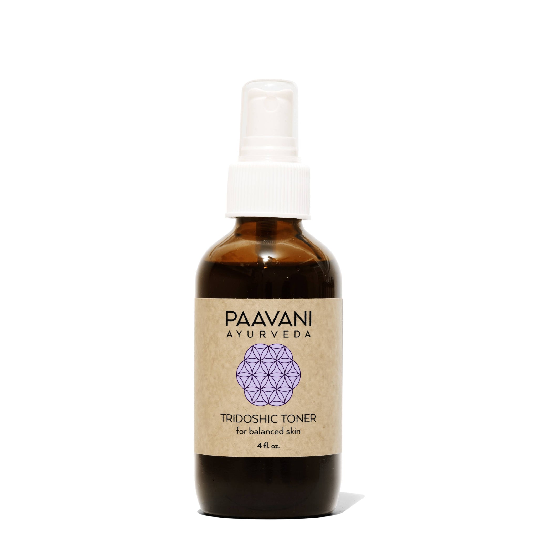 PAAVANI AYURVEDA Tridoshic Toner bottle on a white background