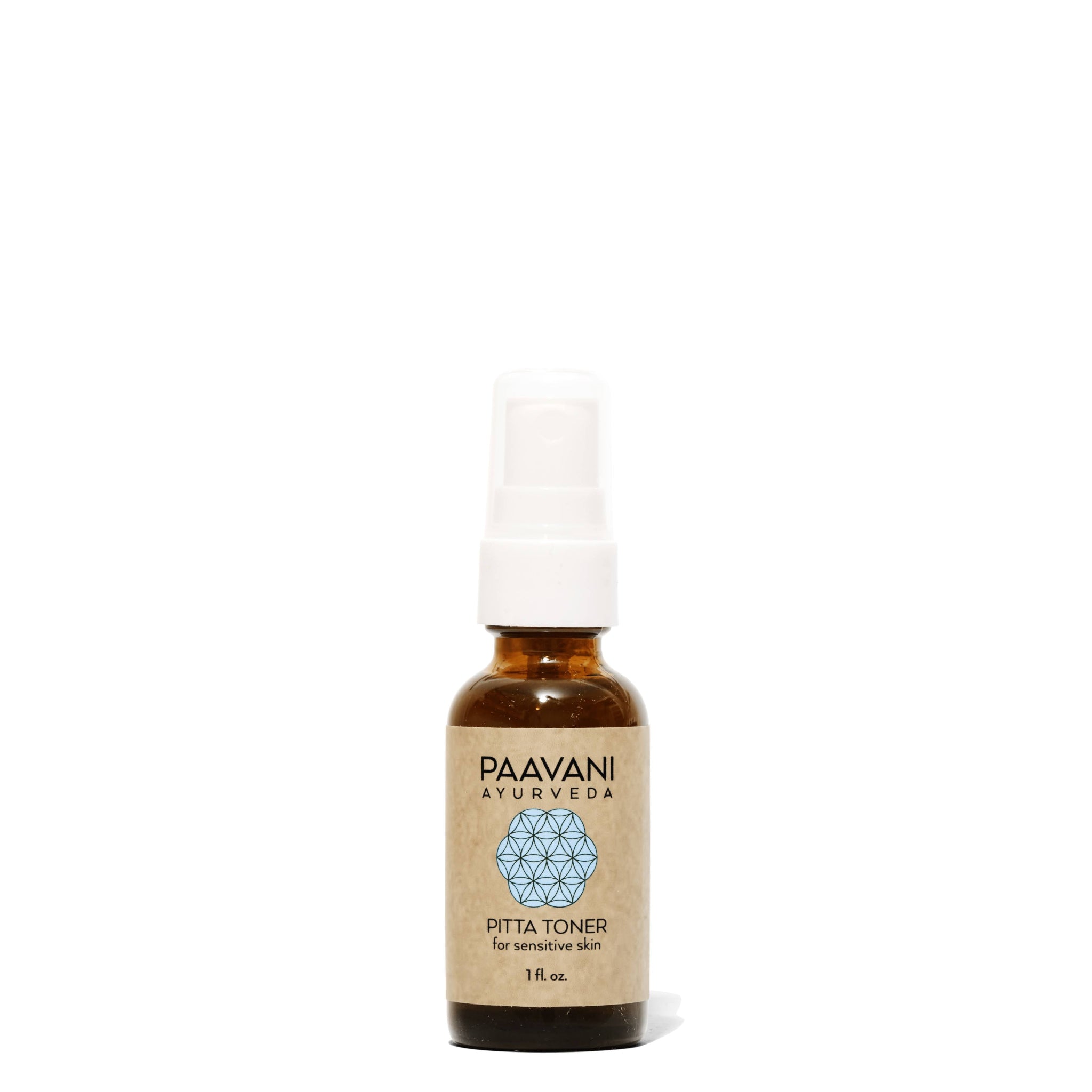 Paavani Ayurveda Pitta Toner bottle on a white background