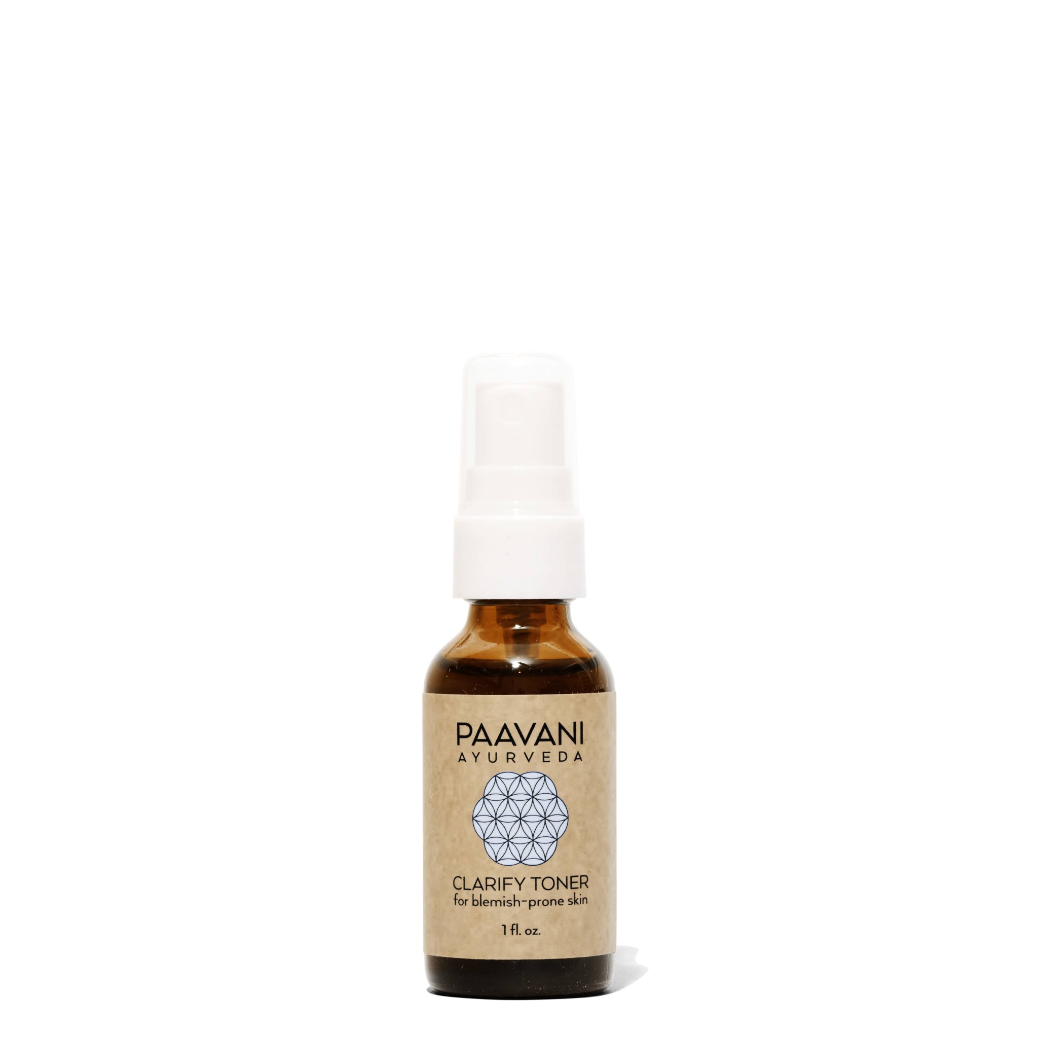 Paavani Ayurveda Clarify Toner bottle on a white background