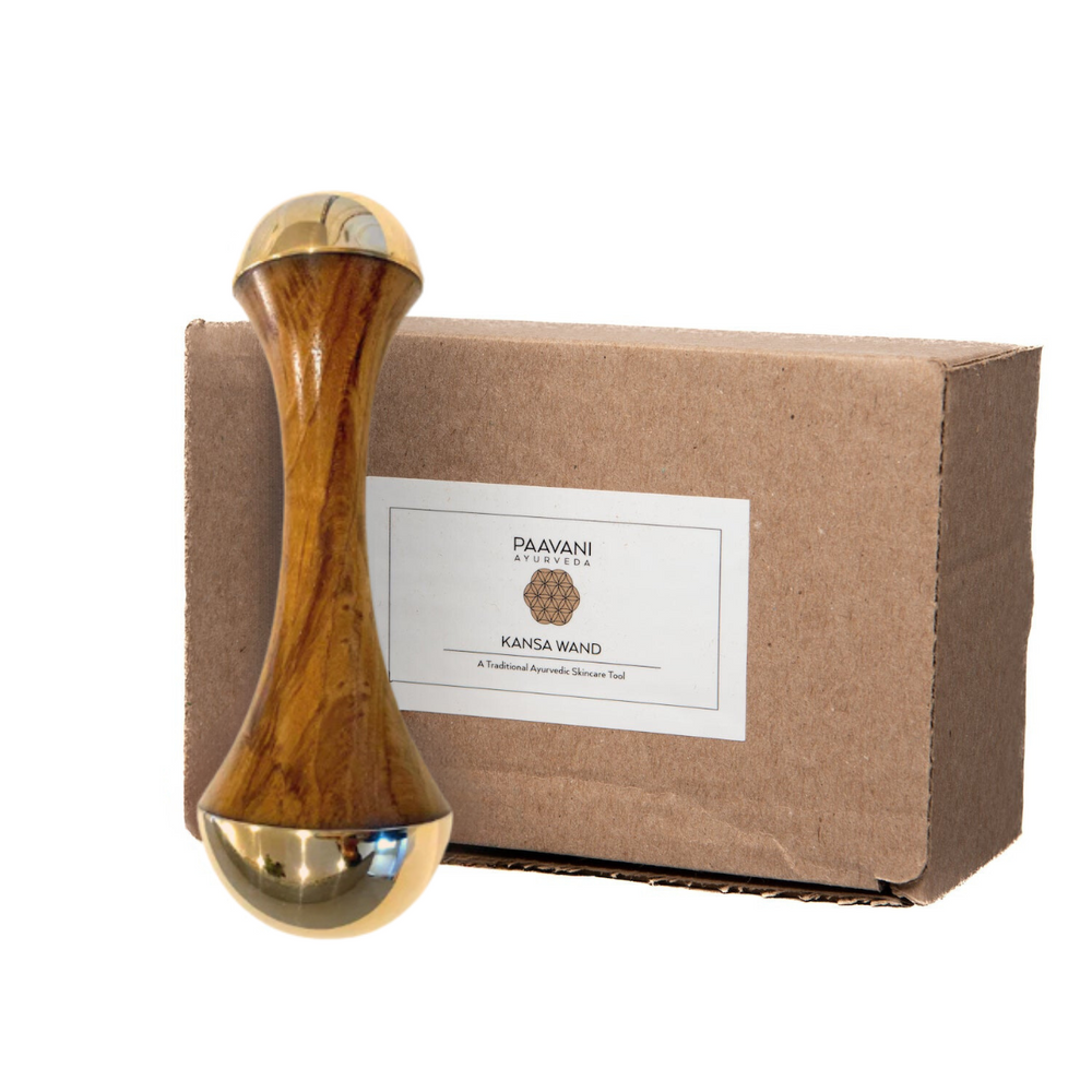 Paavani Dual-Dome Kansa Wand | Ayurvedic Tool for Detoxification