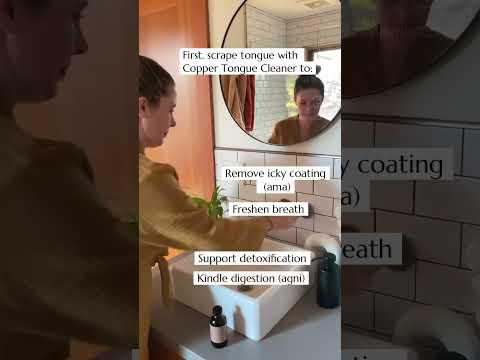 Cinnamon Oral Care Ritual | Ayurvedic Oil Pulling & Tongue Cleaning