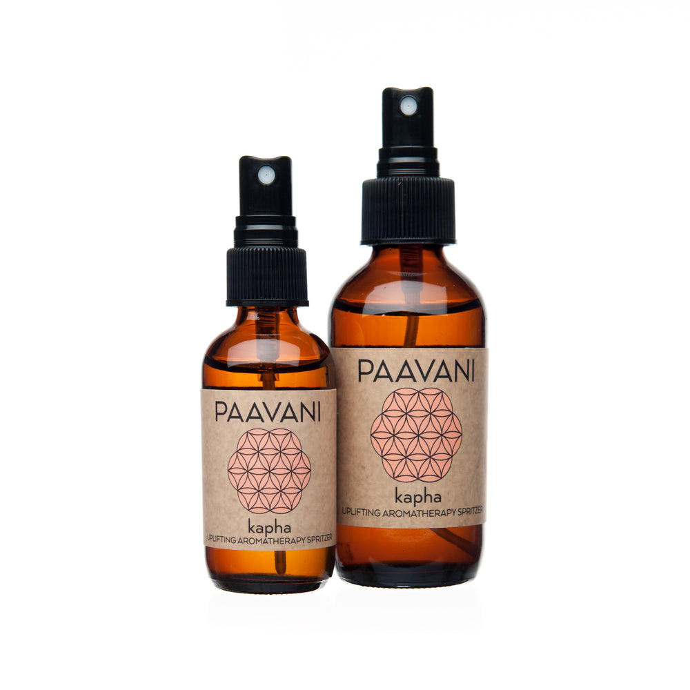 Paavani Kapha Spritzer | Ayurvedic Aromatherapy Mist for Energy & Elevation