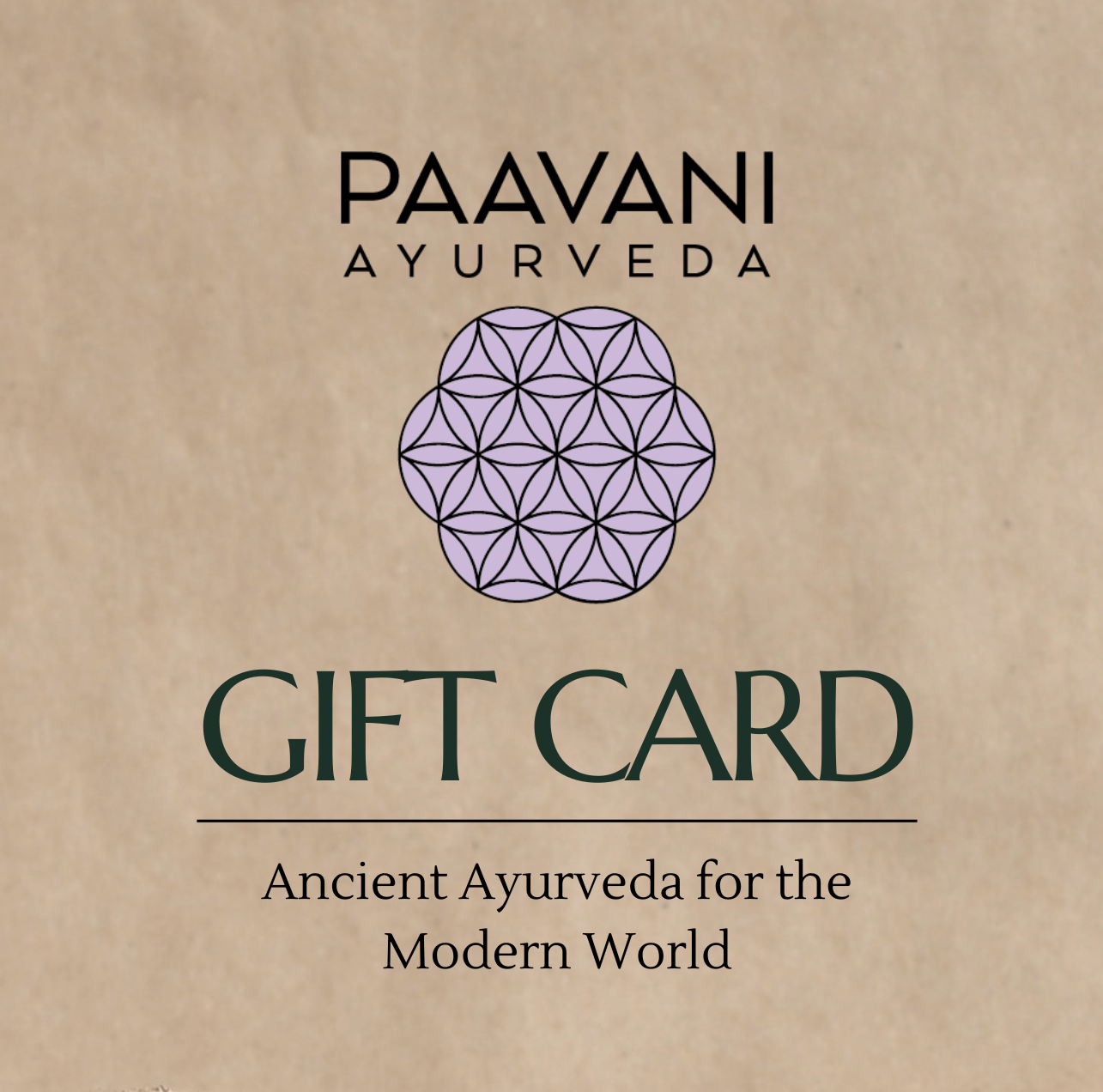 PAAVANI Ayurveda Gift Card